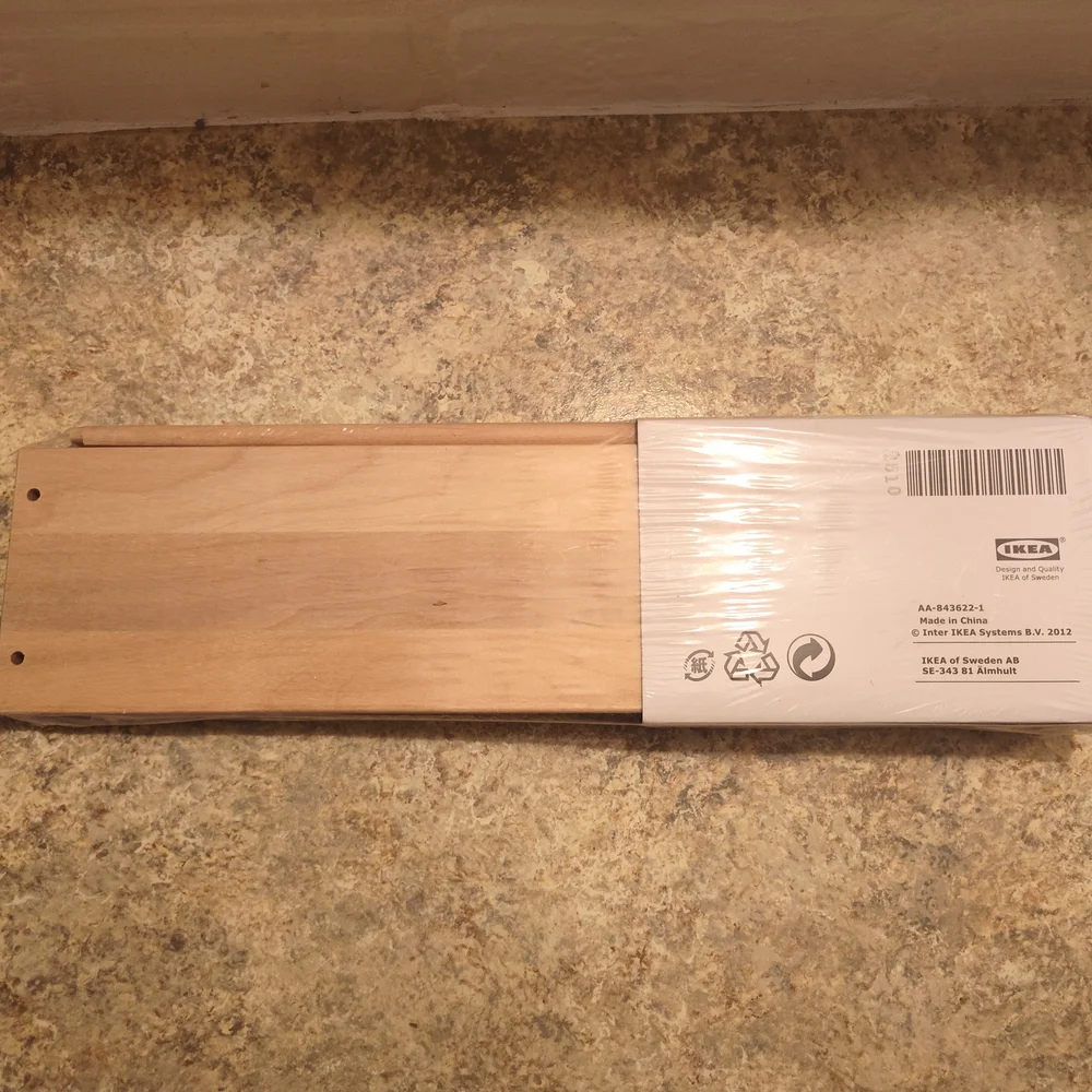IKEA BEKVÄM Wooden Wall Shelf